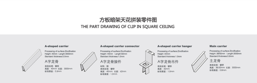 全孔铝扣板产品安装1